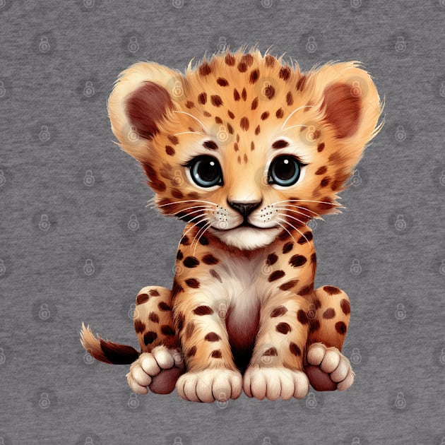 Baby Leopard by Chromatic Fusion Studio